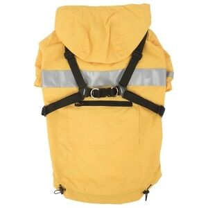 Puppia Life Yellow Wilderness Pet Coat/Raincoat, Size Medium